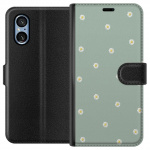 Lompakkokotelo Sony Xperia 5 V-laitteelle, jossa on Papinkello kuvio