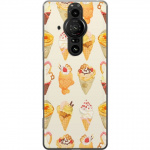 Kännykkäkuori Sony Xperia Pro-I-laitteelle, jossa on Lasinen kuvio