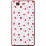 Kännykkäkuori Sony Xperia Z3 Compact-laitteelle, jossa on Mansikat kuvio