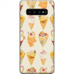 Kännykkäkuori Samsung Galaxy S10-laitteelle, jossa on Lasinen kuvio