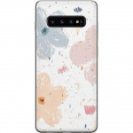 Kännykkäkuori Samsung Galaxy S10-laitteelle, jossa on Kukat kuvio