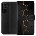 Lompakkokotelo Samsung Galaxy S21+ 5G-laitteelle, jossa on Ylellinen Kuvio kuvio