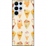 Kännykkäkuori Samsung Galaxy S22 Ultra 5G-laitteelle, jossa on Lasinen kuvio