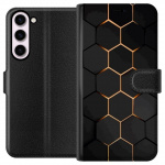 Lompakkokotelo Samsung Galaxy S23+-laitteelle, jossa on Ylellinen Kuvio kuvio