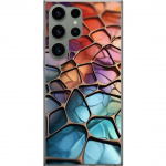 Kännykkäkuori Samsung Galaxy S23 Ultra-laitteelle, jossa on Metallikuviointi kuvio