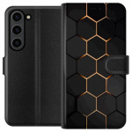 Lompakkokotelo Samsung Galaxy S24+-laitteelle, jossa on Ylellinen Kuvio kuvio