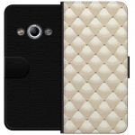 Lompakkokotelo Samsung Galaxy Xcover 3-laitteelle, jossa on Kultakiilto kuvio