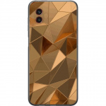 Kännykkäkuori Samsung Galaxy Xcover6 Pro-laitteelle, jossa on 3D Kulta kuvio