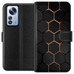 Lompakkokotelo Xiaomi 12 Pro-laitteelle, jossa on Ylellinen Kuvio kuvio