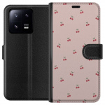 Lompakkokotelo Xiaomi 13 Pro-laitteelle, jossa on Kirsikka kuvio