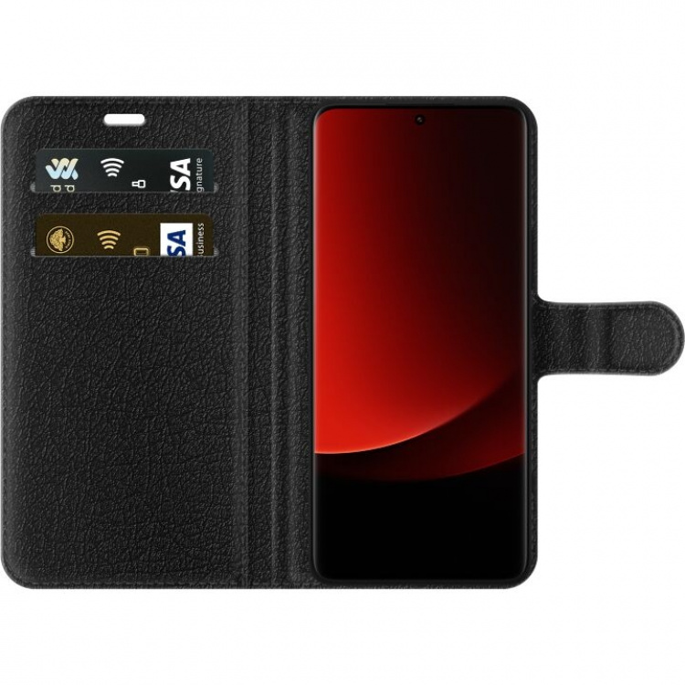 Lompakkokotelo Xiaomi 13 Ultra-laitteelle, jossa on Posliinikukka kuvio