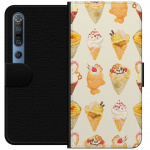 Lompakkokotelo Xiaomi Mi 10 Pro 5G-laitteelle, jossa on Lasinen kuvio