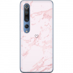 Kännykkäkuori Xiaomi Mi 10 Pro 5G-laitteelle, jossa on Roosa Sydän kuvio