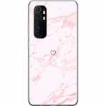 Kännykkäkuori Xiaomi Mi Note 10 Lite-laitteelle, jossa on Roosa Sydän kuvio Kännykkäkuori Xiaomi Mi Note 10 Lite-laitteelle, jossa on Roosa Sydän kuvio