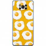 Kännykkäkuori Xiaomi Poco X3 Pro-laitteelle, jossa on Paistettu muna kuvio