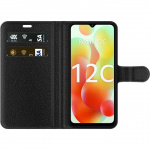 Lompakkokotelo Xiaomi Redmi 12C-laitteelle, jossa on Paistettu muna kuvio