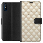 Lompakkokotelo Xiaomi Redmi 9A-laitteelle, jossa on Kultakiilto kuvio