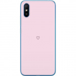 Kännykkäkuori Xiaomi Redmi 9A-laitteelle, jossa on Sydän kuvio