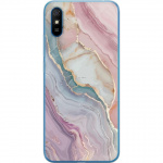 Kännykkäkuori Xiaomi Redmi 9A-laitteelle, jossa on Marmori kuvio