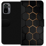Lompakkokotelo Xiaomi Redmi Note 10S-laitteelle, jossa on Ylellinen Kuvio kuvio Lompakkokotelo Xiaomi Redmi Note 10S-laitteelle, jossa on Ylellinen Kuvio kuvio