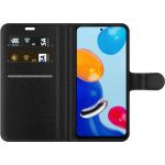 Lompakkokotelo Xiaomi Redmi Note 11-laitteelle, jossa on Roosa Sydän kuvio