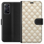 Lompakkokotelo Xiaomi Redmi Note 11 Pro 5G-laitteelle, jossa on Kultakiilto kuvio