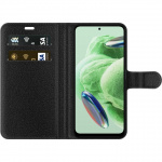 Lompakkokotelo Xiaomi Redmi Note 12-laitteelle, jossa on Roosa Sydän kuvio