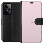 Lompakkokotelo Xiaomi Redmi Note 12 Pro-laitteelle, jossa on Sydän kuvio