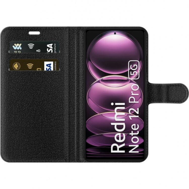 Lompakkokotelo Xiaomi Redmi Note 12 Pro-laitteelle, jossa on Sydän kuvio