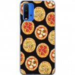 Kännykkäkuori Xiaomi Redmi Note 9 4G-laitteelle, jossa on Pizza kuvio