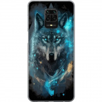 Kännykkäkuori Xiaomi Redmi Note 9S-laitteelle, jossa on Susi kuvio Kännykkäkuori Xiaomi Redmi Note 9S-laitteelle, jossa on Susi kuvio