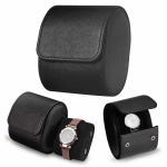 Resefodral i PU-läder 1 klocka, Svart