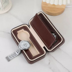 Klockfodral för 2 klockor, Brun