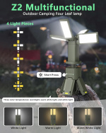 Multifunktionell hopfällbar LED-lampa 14000mAh