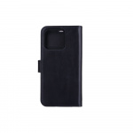 RADICOVER Strålningsskydd Mobilfodral Skinn iPhone 13 Pro 2in1 Magnetskal Svart RFID