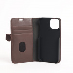 Buffalo 2in1 Wallet Leather 3 card iPhone 13 Mini Brown Buffalo 2in1 Wallet Leather 3 card iPhone 13 Mini Brown