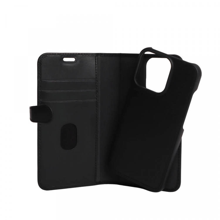 Buffalo 2in1 Wallet Leather 3 card iPhone 13 Pro Black
