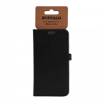 Buffalo 2in1 Wallet Leather 3 card iPhone 13 Pro Black