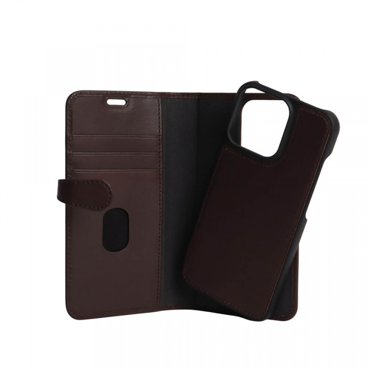 Buffalo 2in1 Wallet Leather 3 card iPhone 13 Pro Brown Buffalo 2in1 Wallet Leather 3 card iPhone 13 Pro Brown