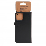 Buffalo 2in1 Wallet Leather 3 card iPhone 13 Pro Max Black