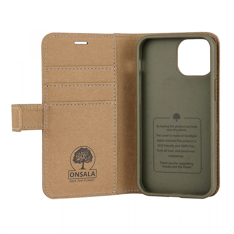 ONSALA ECO Mobilfodral Sand iPhone 13 Mini
