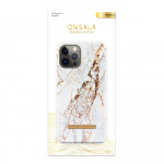 Onsala COLLECTION Mobilskal Soft White Rhino Marble iPhone 13