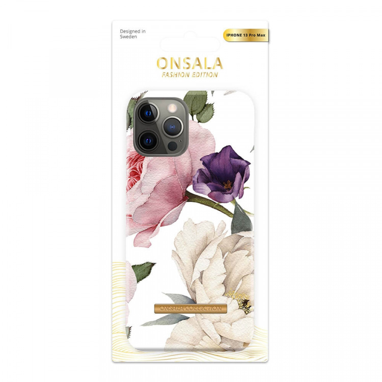 Onsala COLLECTION Mobilskal Soft Rose Garden iPhone 13 Pro Max