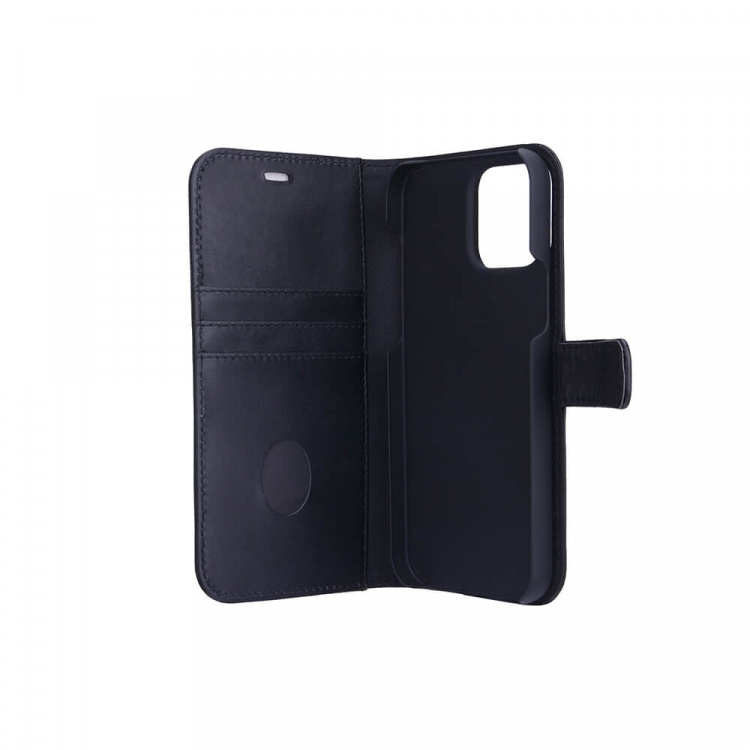 RADICOVER Strålningsskydd Mobilfodral Skinn iPhone 13 Pro Max 2in1 Magnetskal Svart RFID RADICOVER Strålningsskydd Mobilfodral Skinn iPhone 13 Pro Max 2in1 Magnetskal Svart RFID