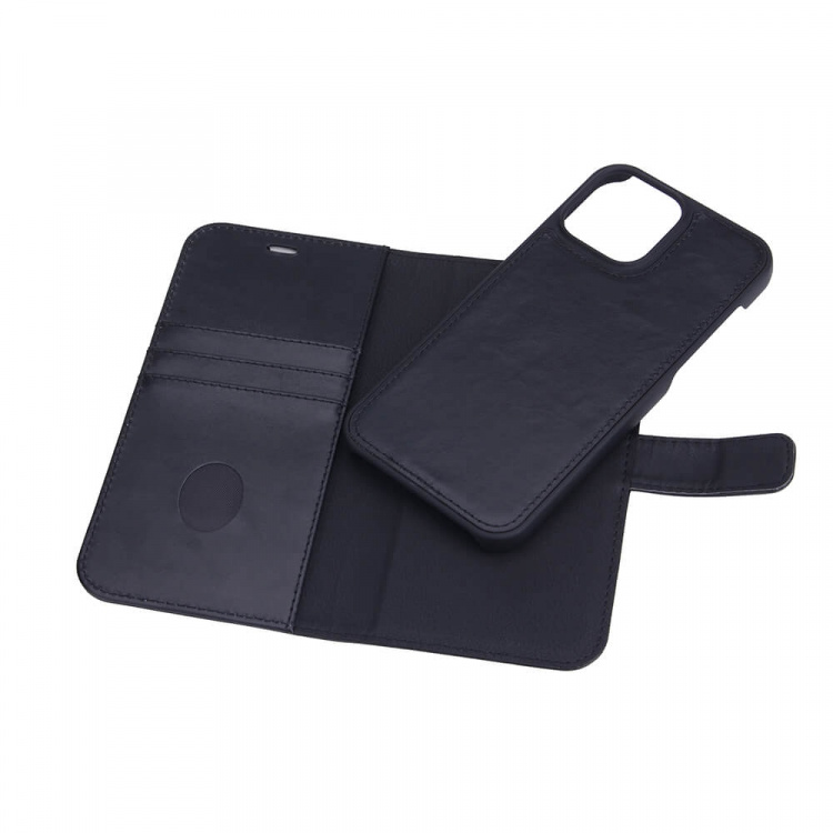 RADICOVER Strålningsskydd Mobilfodral Skinn iPhone 13 Pro Max 2in1 Magnetskal Svart RFID RADICOVER Strålningsskydd Mobilfodral Skinn iPhone 13 Pro Max 2in1 Magnetskal Svart RFID