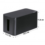 Hama Johtolaatikko Mini Black