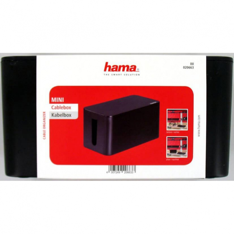 Hama Johtolaatikko Mini Black