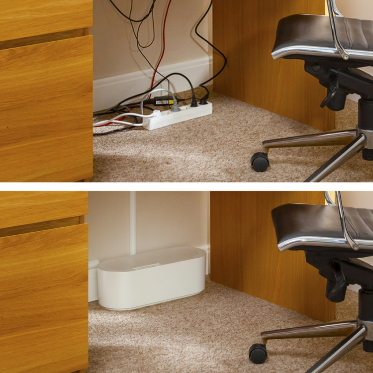 D-LINE Johtokotelo Suuri Valkoinen D-LINE Johtokotelo Suuri Valkoinen