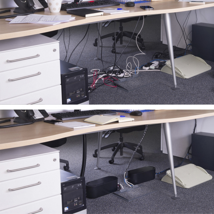 D-LINE Johtokotelo Pieni Musta D-LINE Johtokotelo Pieni Musta