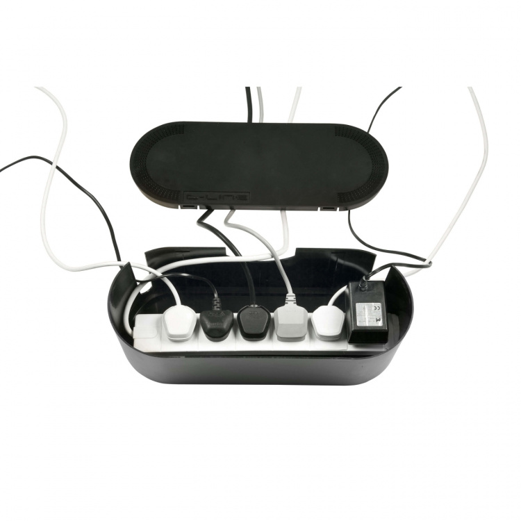 D-LINE Johtokotelo Suuri Musta D-LINE Johtokotelo Suuri Musta